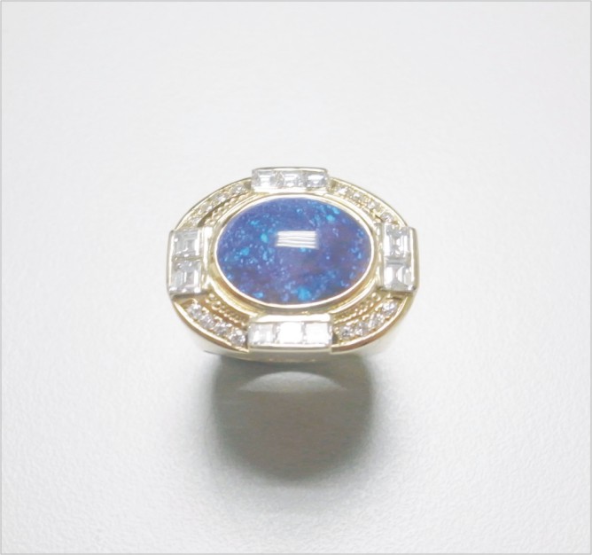 Natural Black Opal 天然黑蛋白石