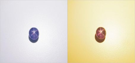 Natural Color Change Star Sapphire 天然變色藍寶星石