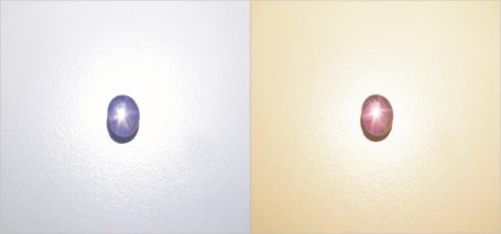 Natural Color Change Star Sapphire 天然變色藍寶星石